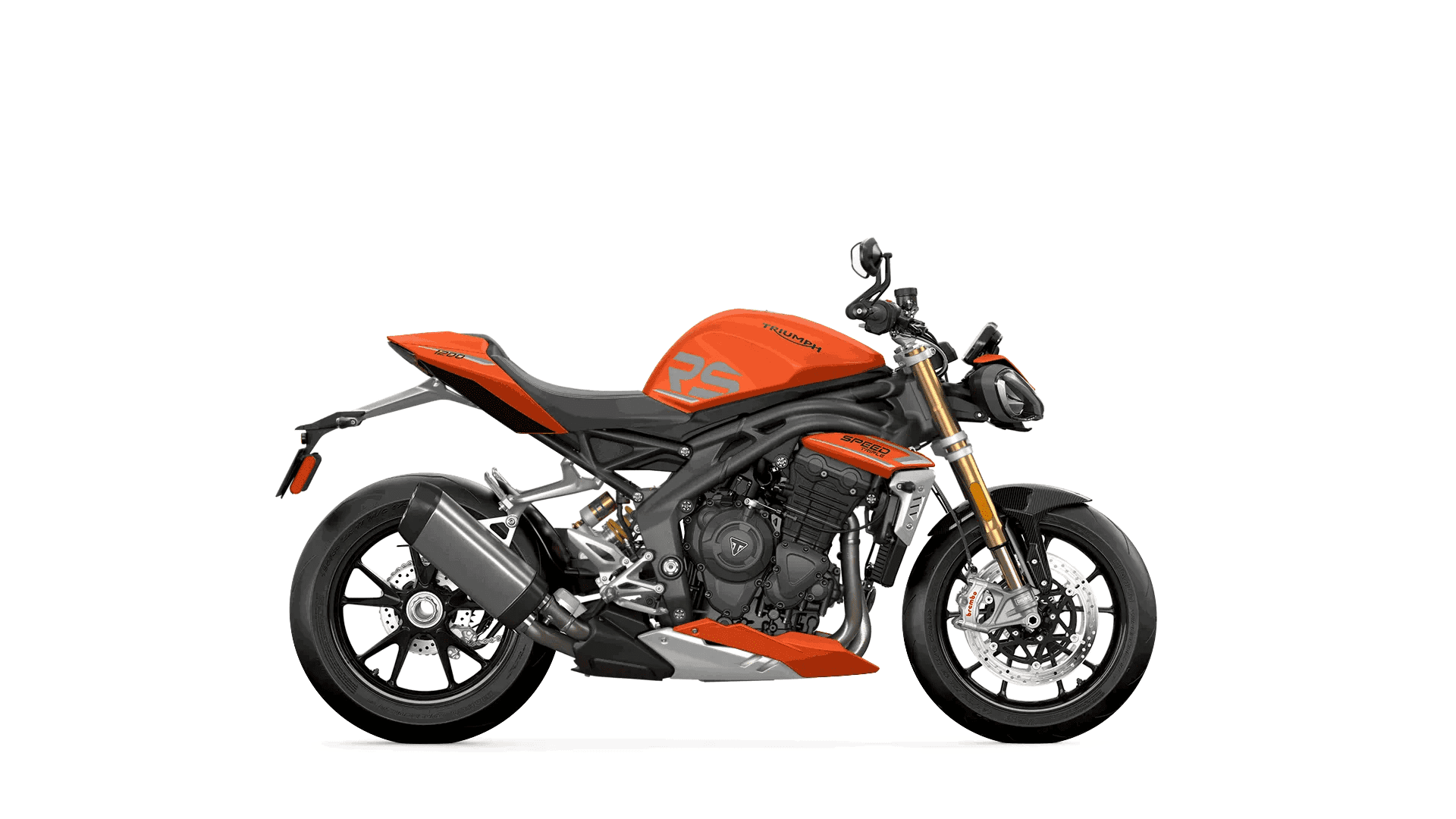 Triumph Speed triple 1200 RS in Matt Baja Orange