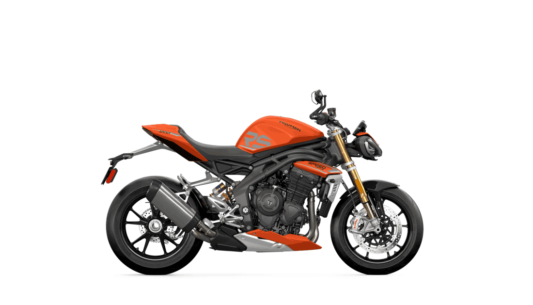 Triumph Speed triple 1200 RS in Matt Baja Orange