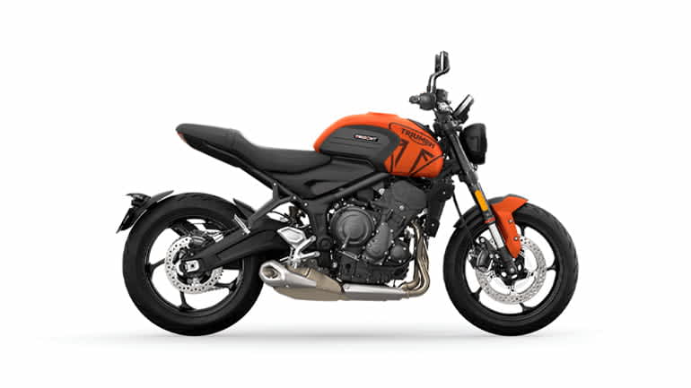 Triumph Trident 660 in Baja orange