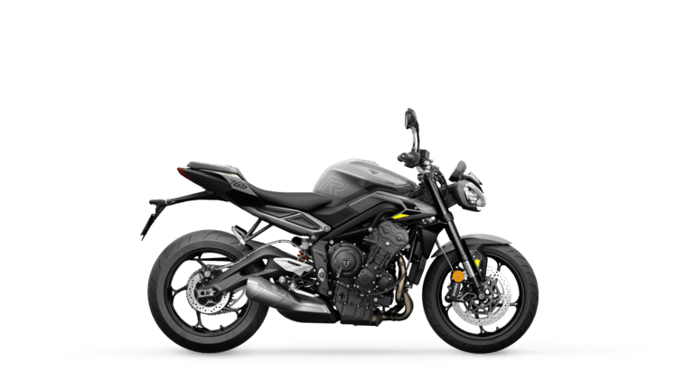 Triumph Street Triple 765 R Silver Ice