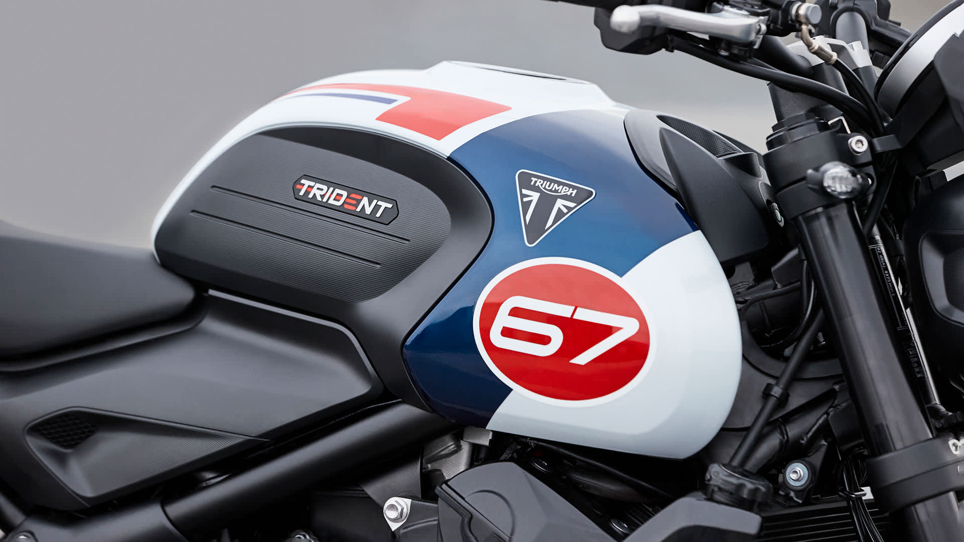 Triumph Trident 660 Triple Tribute Edition Tank Race Plate