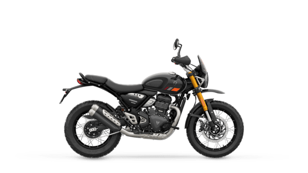 Scrambler 400 XC in Storm grey right hand side view