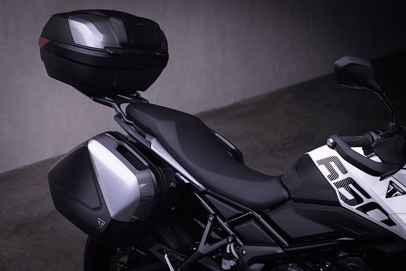 Tiger Sport 660 with panniers attached