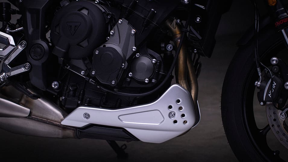 Estensione Cavalletto Laterale Per Triumph Trident 660 (2021-2022) – Alluminio CNC, Antiscivolo