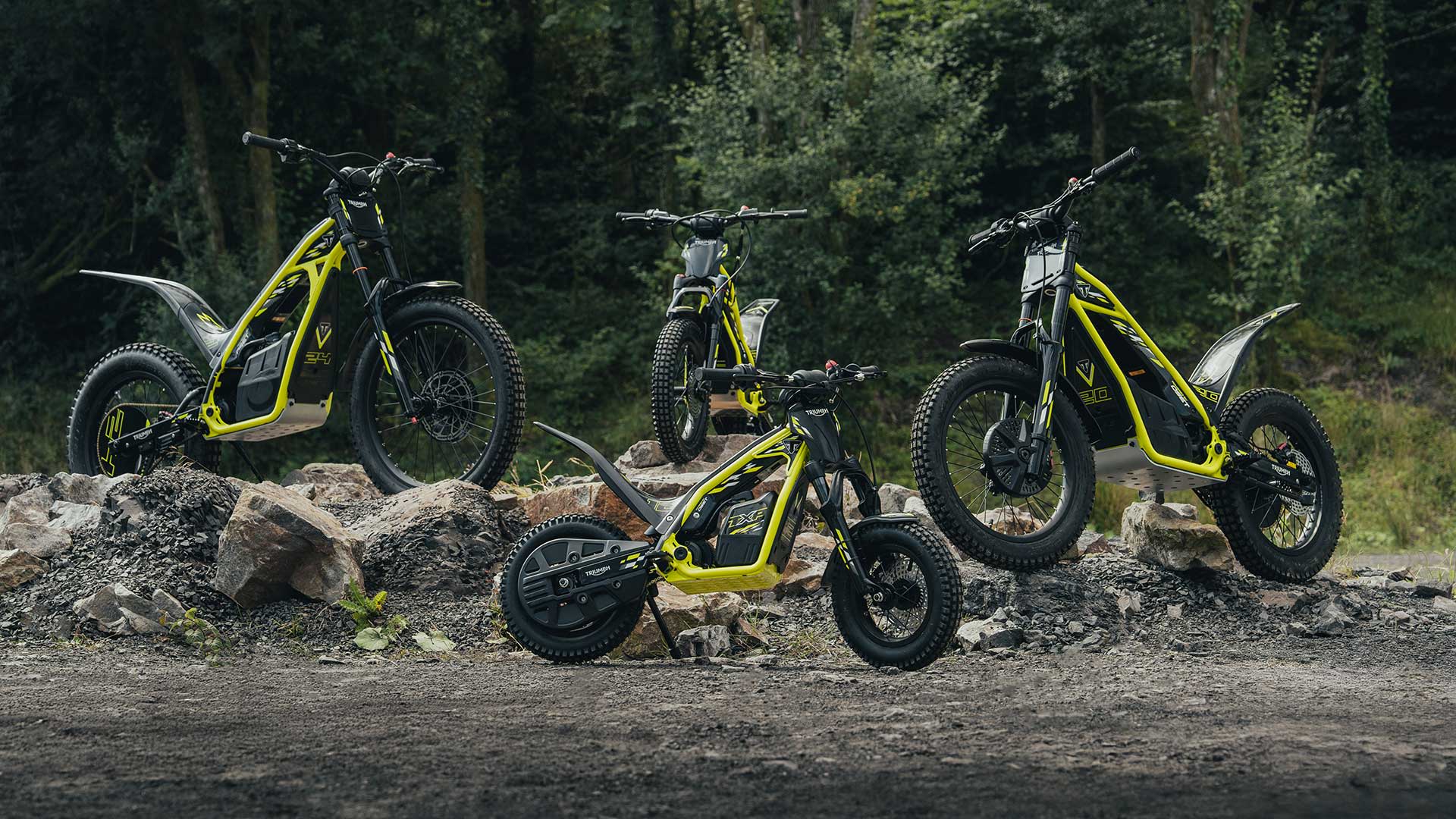 Triumph TXP powered by OSET range positioned differently