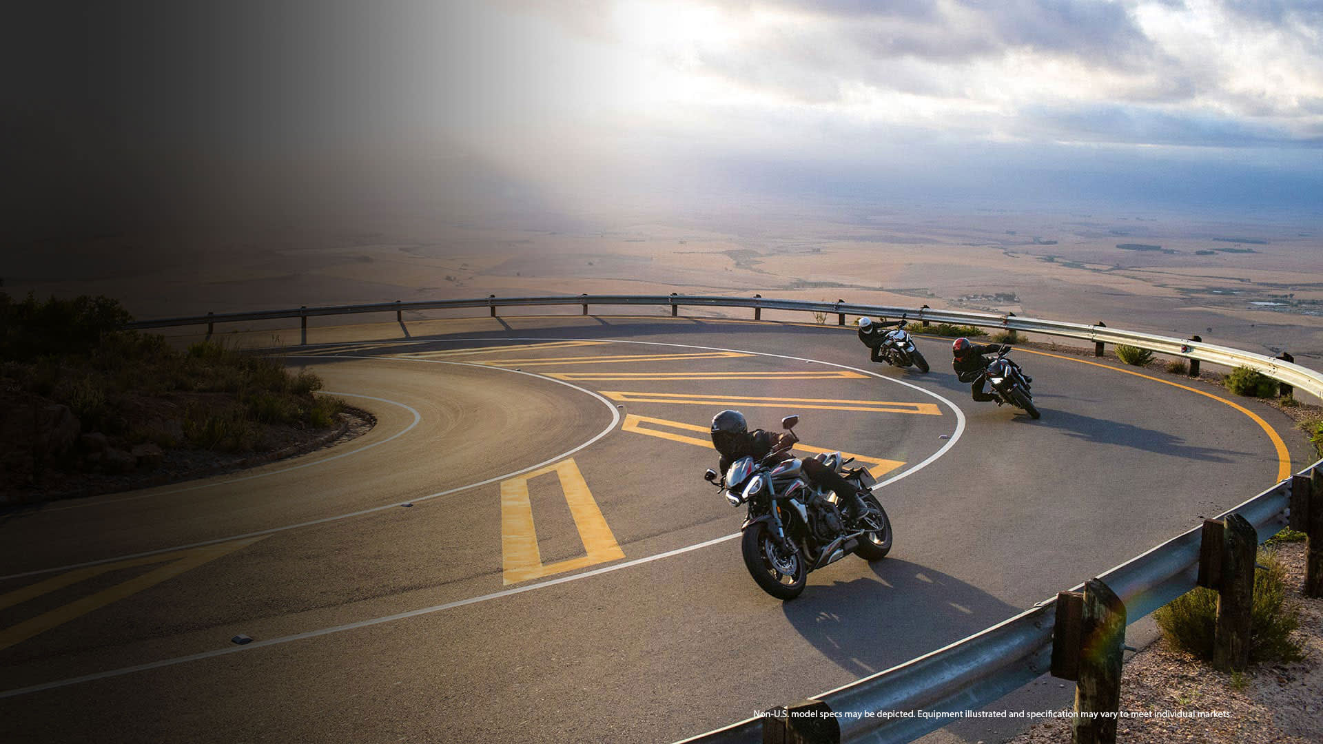 Triumph Street Triple USA disclaimer