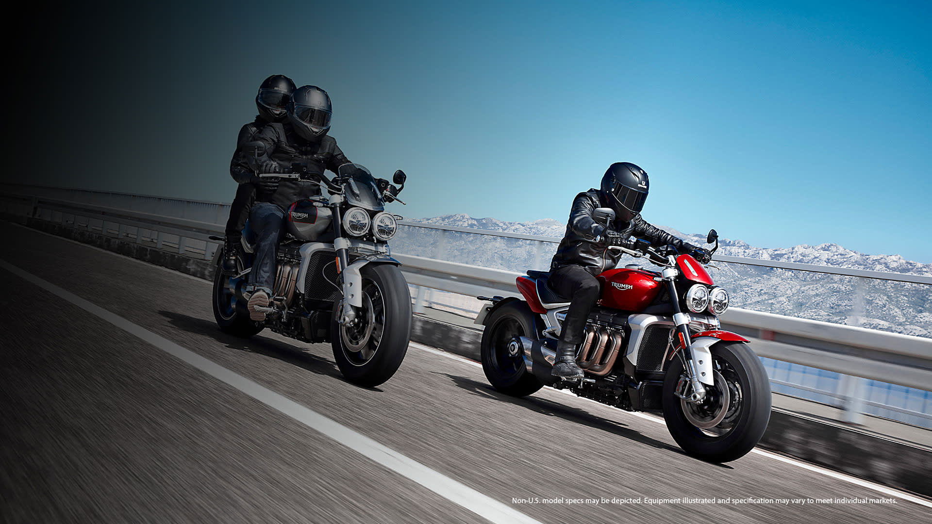 Triumph Rocket 3 US disclaimer