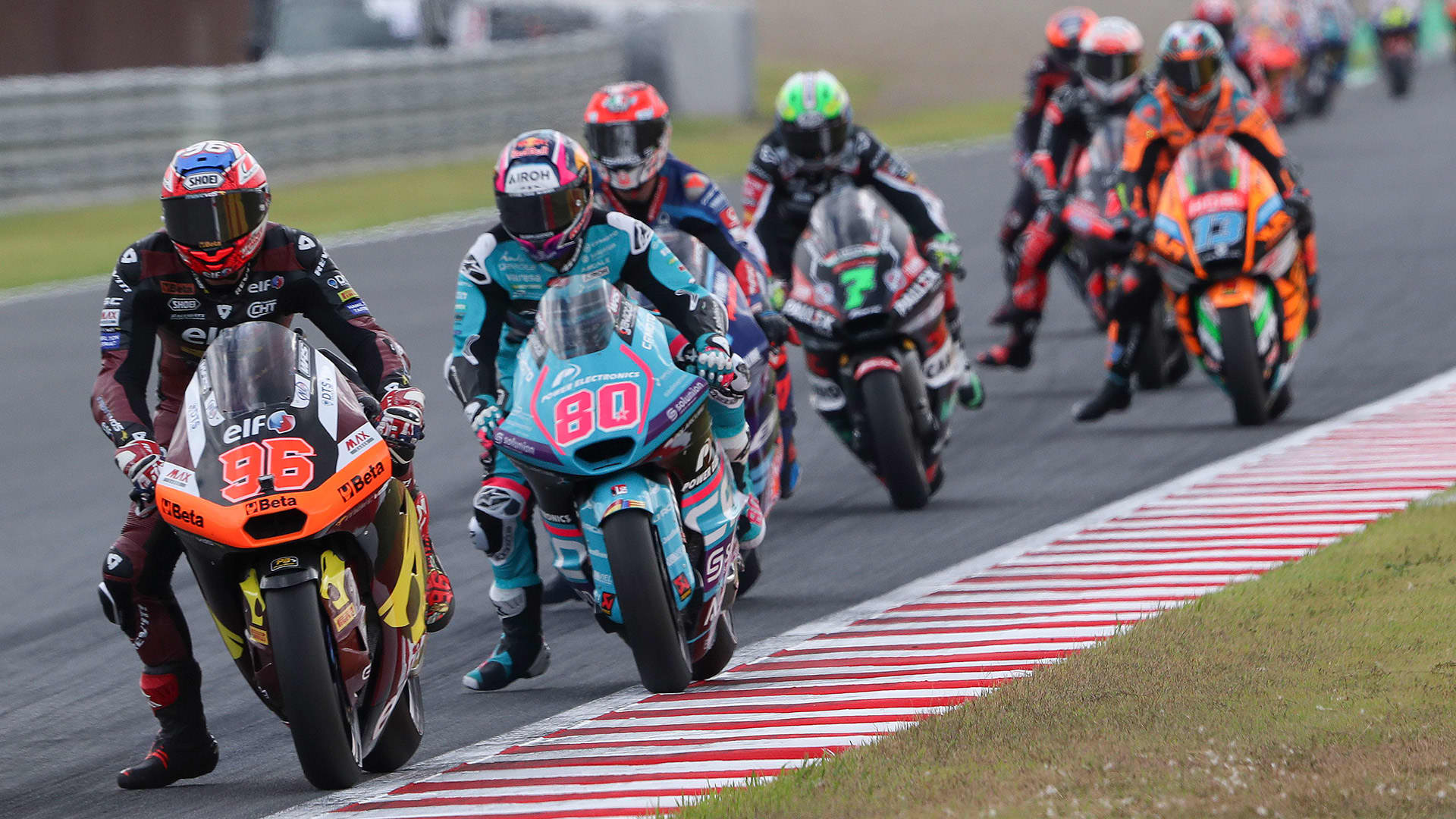 Triumph motorcycle in Moto2 race