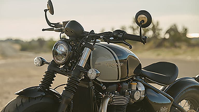 Bobber Rides Bonneville Bobber | For the Ride
