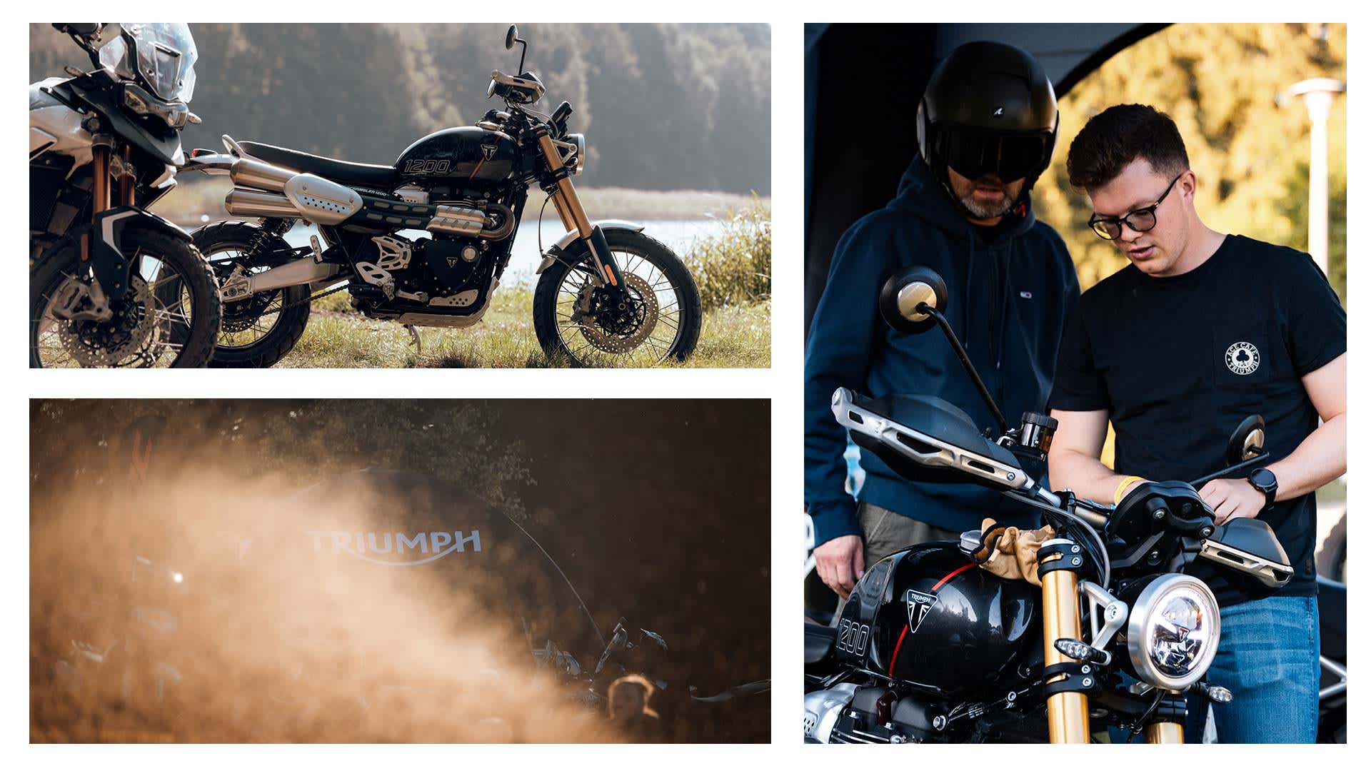 Triumph Scrambler Fever Collage