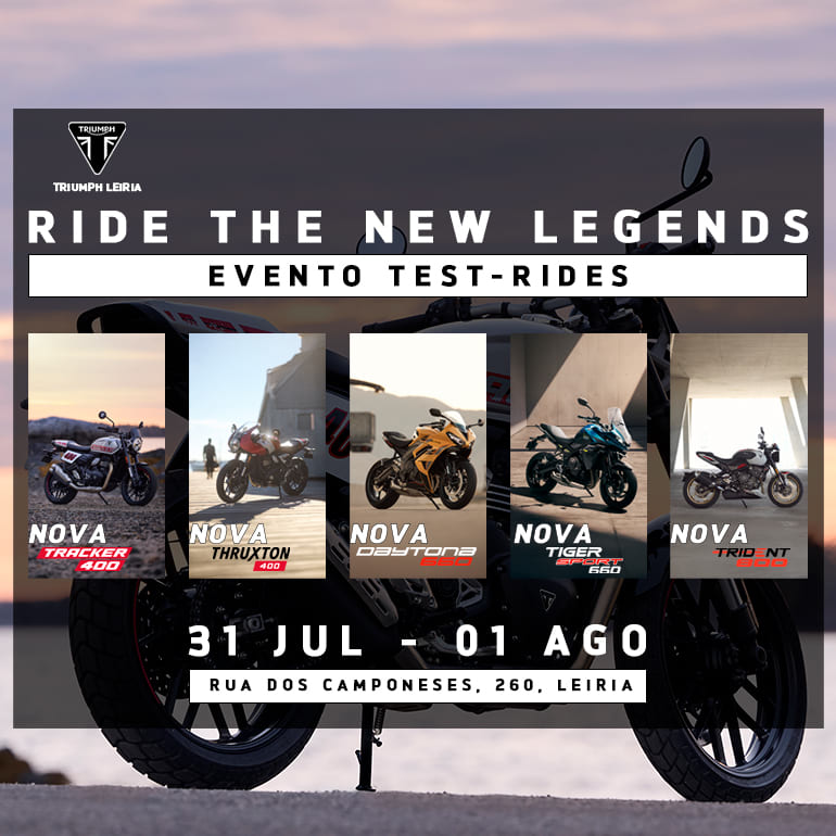 Triumph Portugal Leiria test ride event 2026