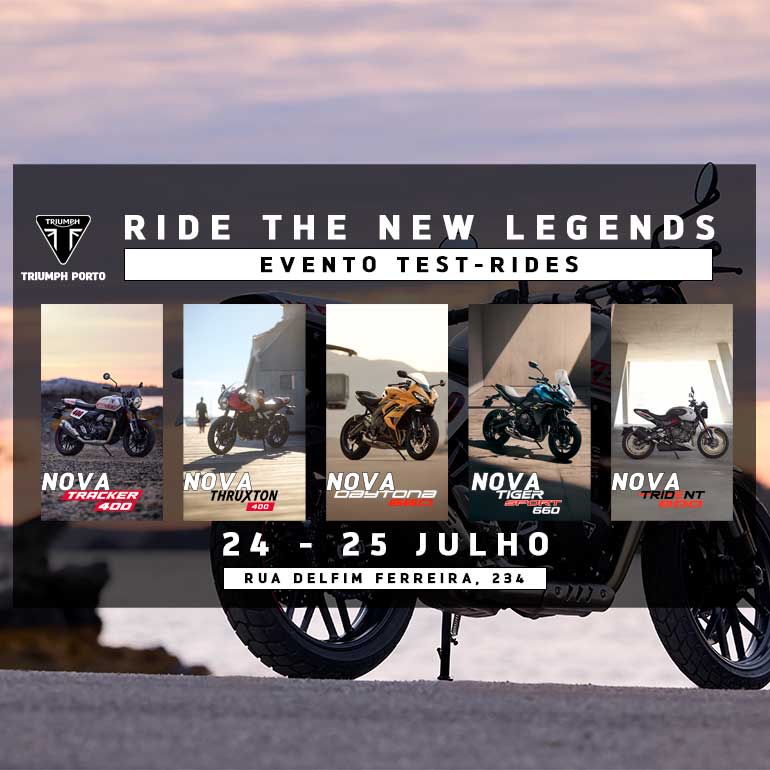 Triumph Portugal ride the new legends weekend