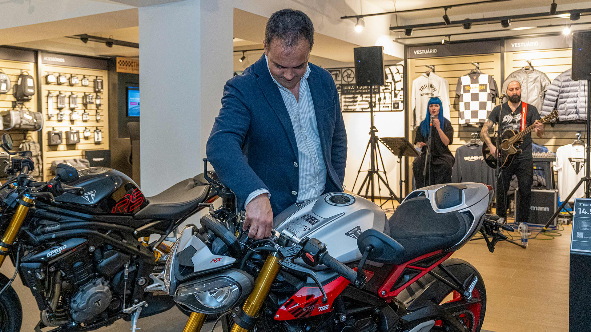 Triumph Porto opening day