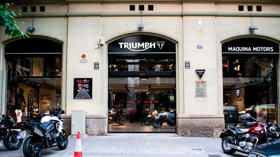 triumph barcelona maquina motors