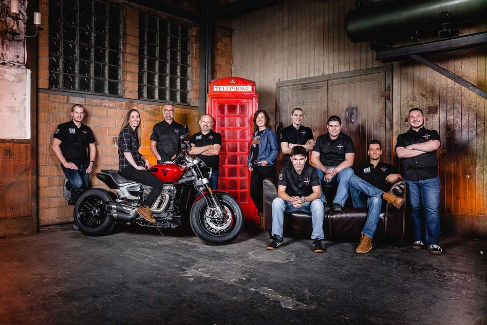 Triumph Swiss Dealer IFF Motorcycles Team 