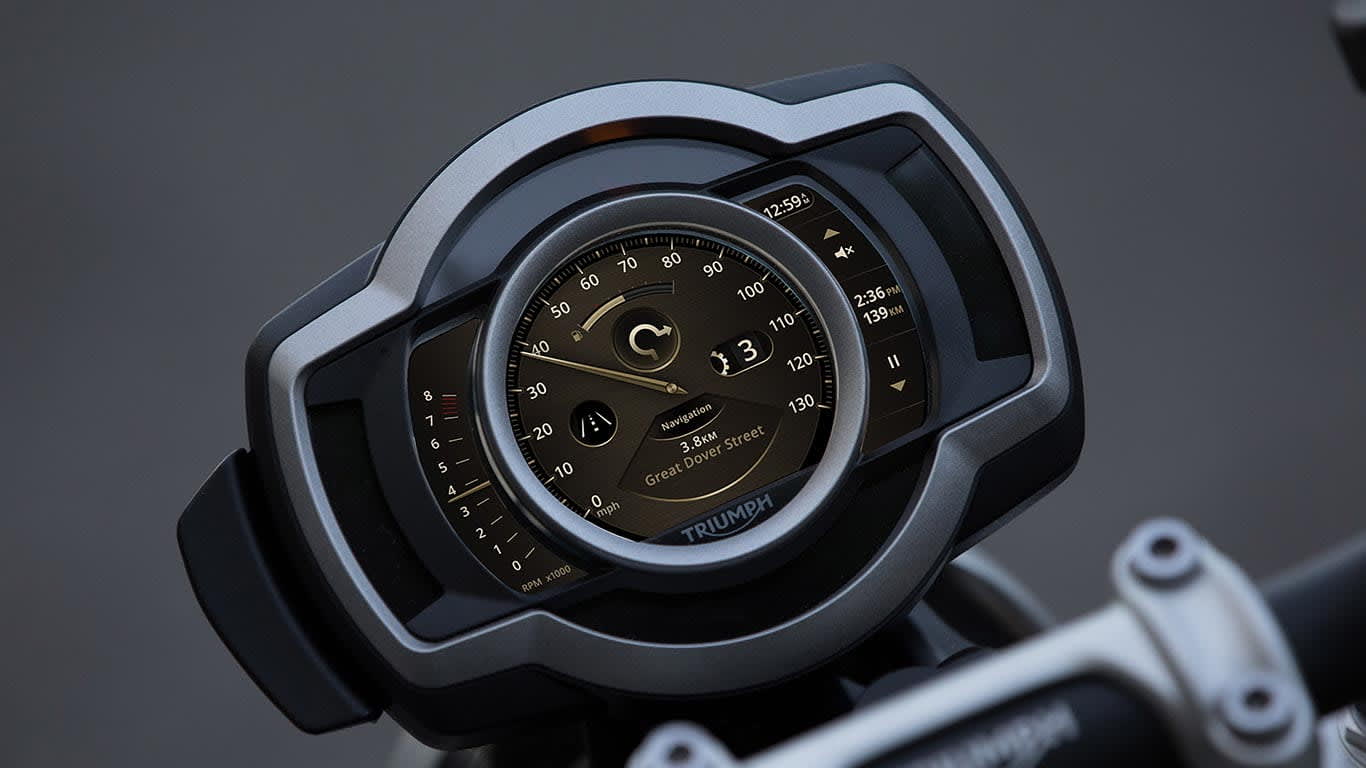 My Triumph Connectivity System Display 2019)