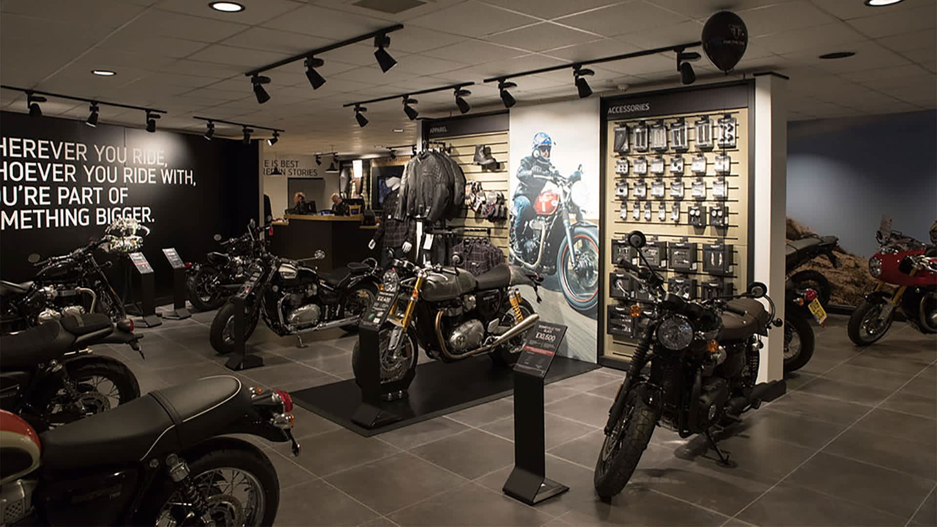 Triumph motorcycles dealership in Stroke on Tent- Staffordshire Triumph