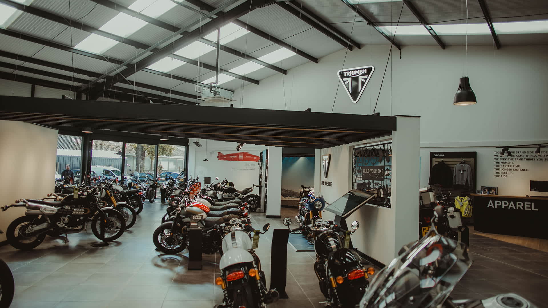 Triumph motorcycles dealership in West Byfleet - Triumph West London