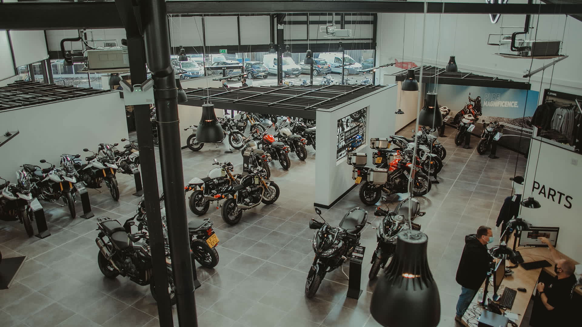 Triumph motorcycles dealership in West Byfleet - Triumph West London