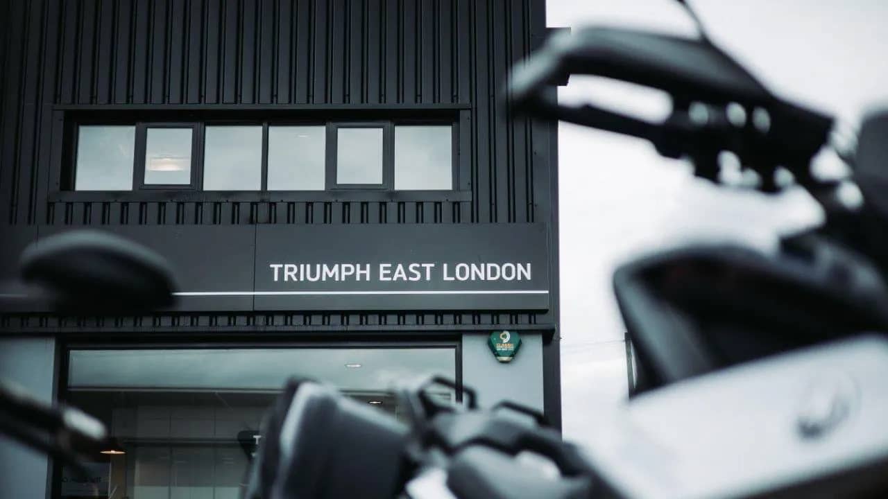 Triumph motorcycles dealership in Romford - Triumph East London