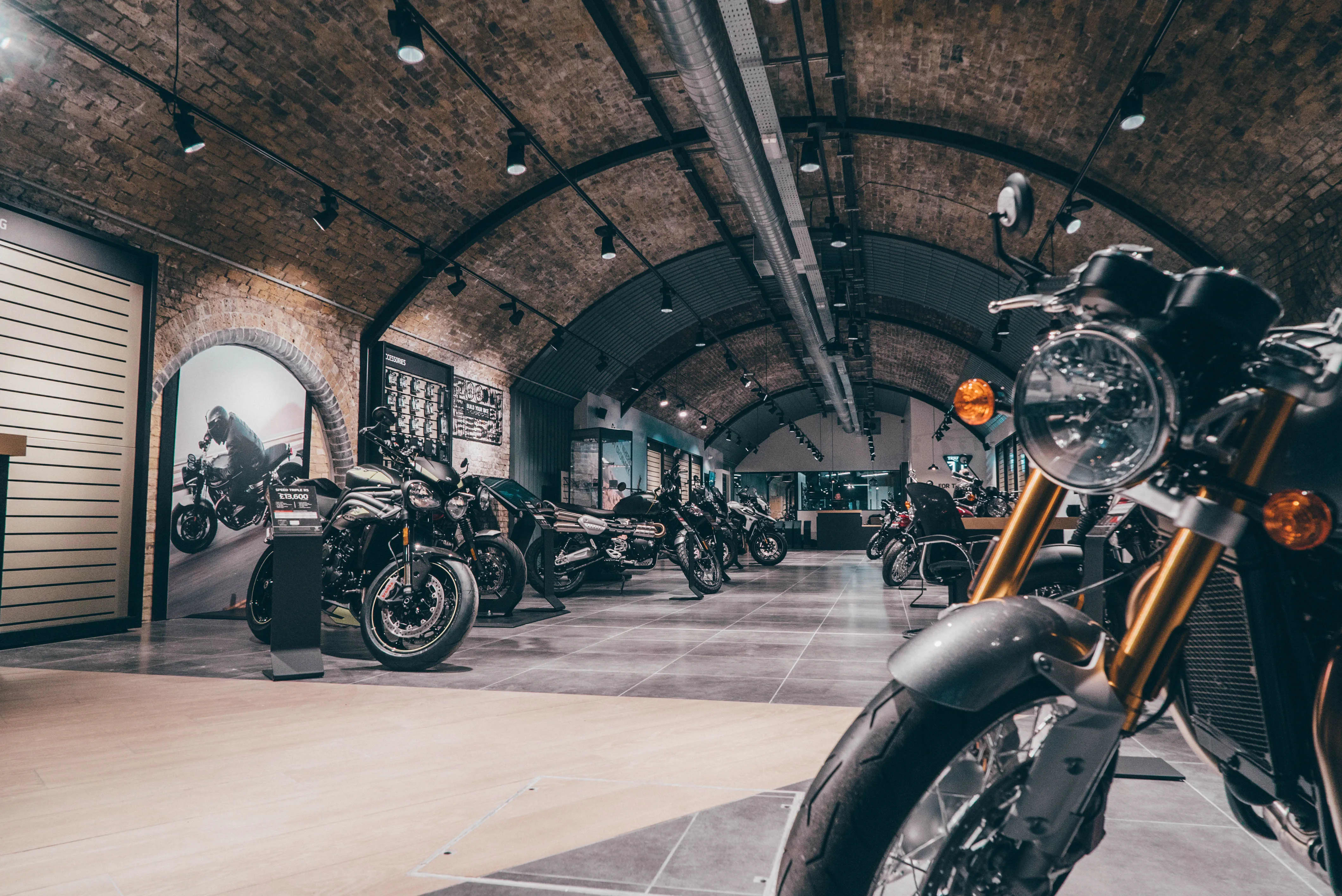 Triumph motorcycles dealership in Central London - Triumph London