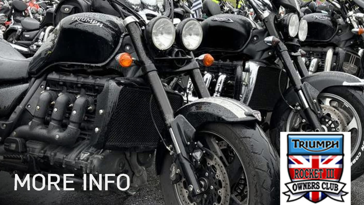 Rocket 3 owners club meet at Triumph Factory