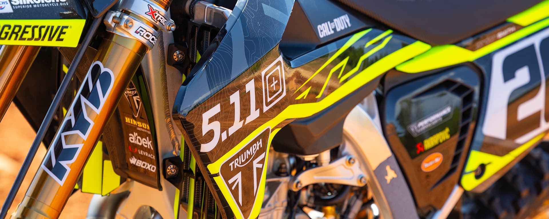 Triumph Factory Racing livery