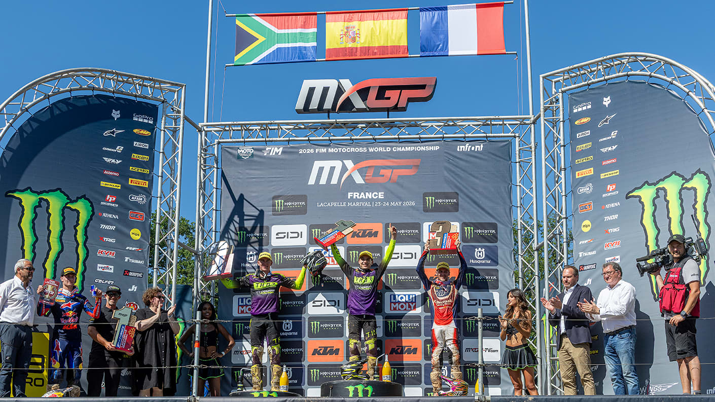 Triumph Factory Racing Podium