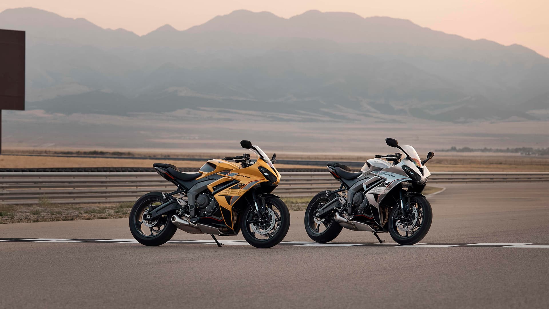 Daytona 660 on track