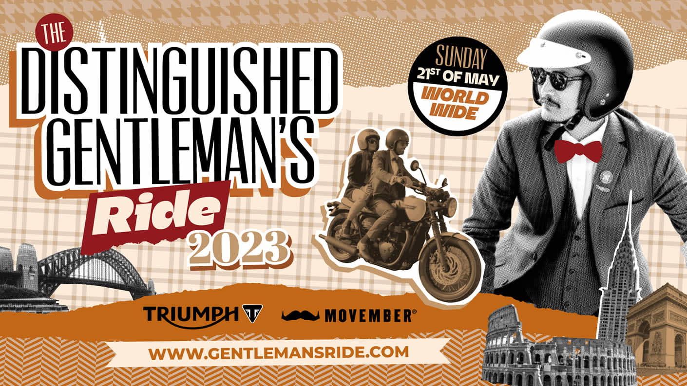  The Distinguished Gentleman's Ride 2023 Event Poster