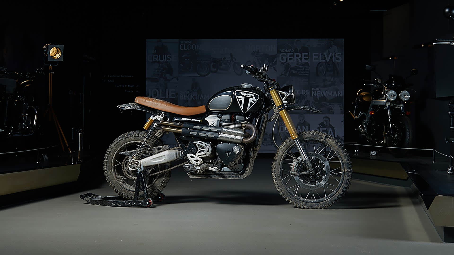 Scrambler 1200 Bond Movie bike Right hand side shot 