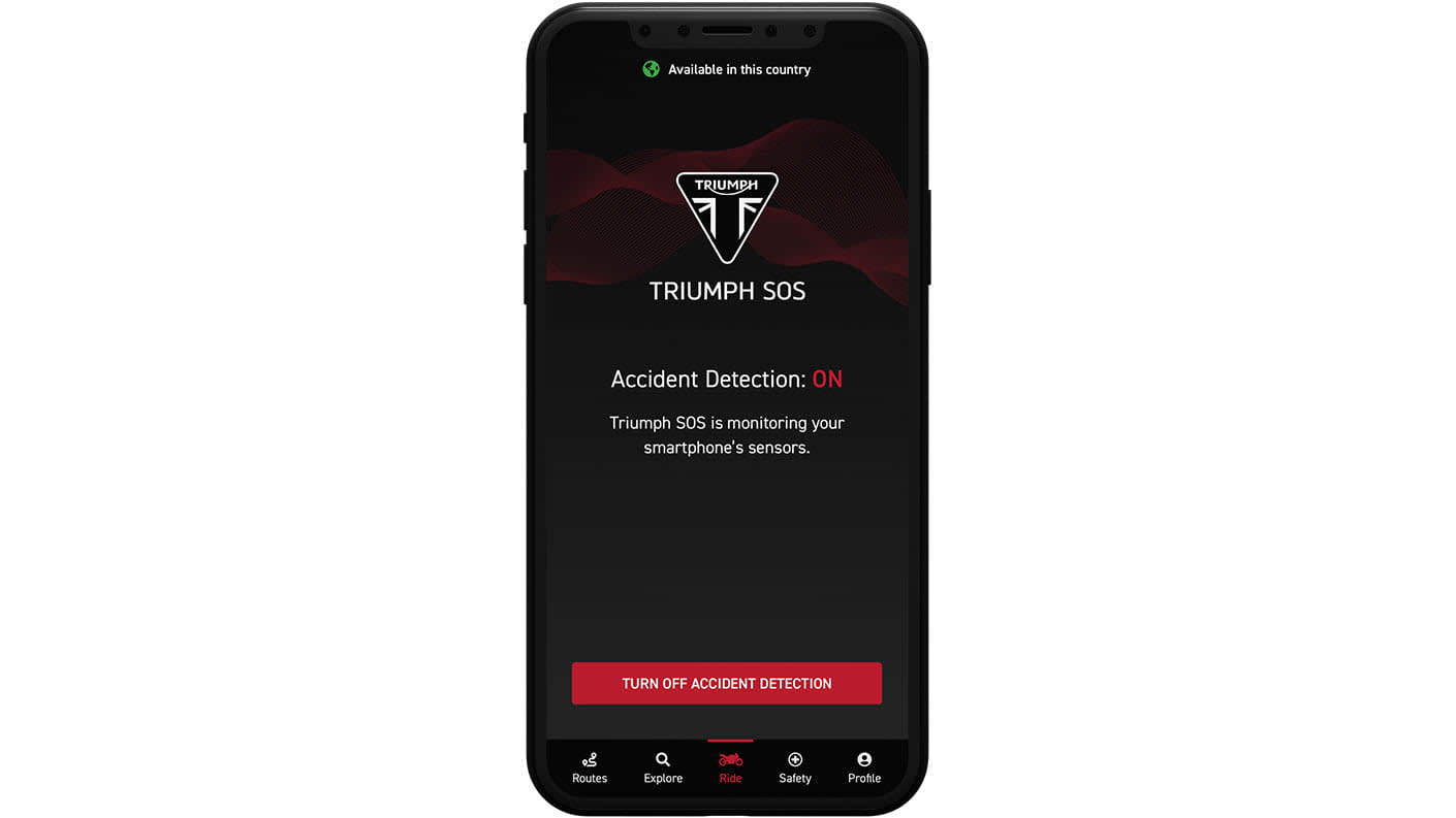 Triumph SOS App