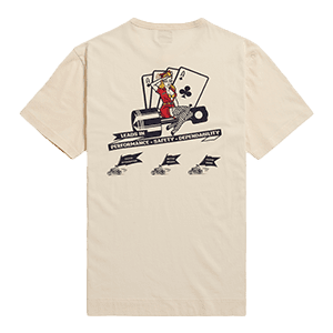 Piston Rider T-Shirt in Elfenbeinfarben