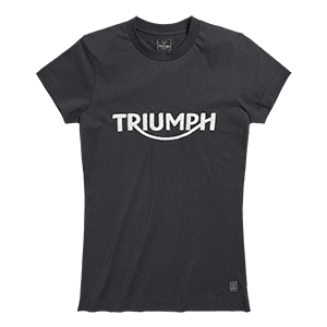 Gwynedd Damen T-Shirt mit Stickerei, Schwarz