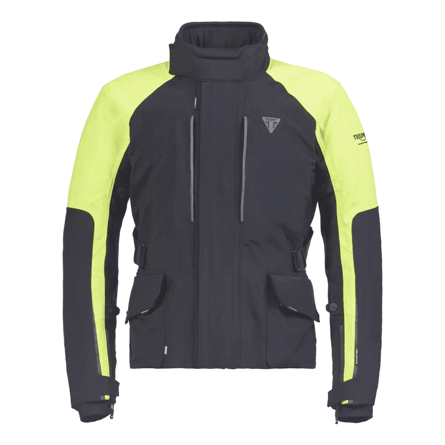 Tourer Bright Jacke in Schwarz und Fluoro