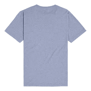 Bamburgh T-Shirt mit gesticktem Logo, Blaumeliert