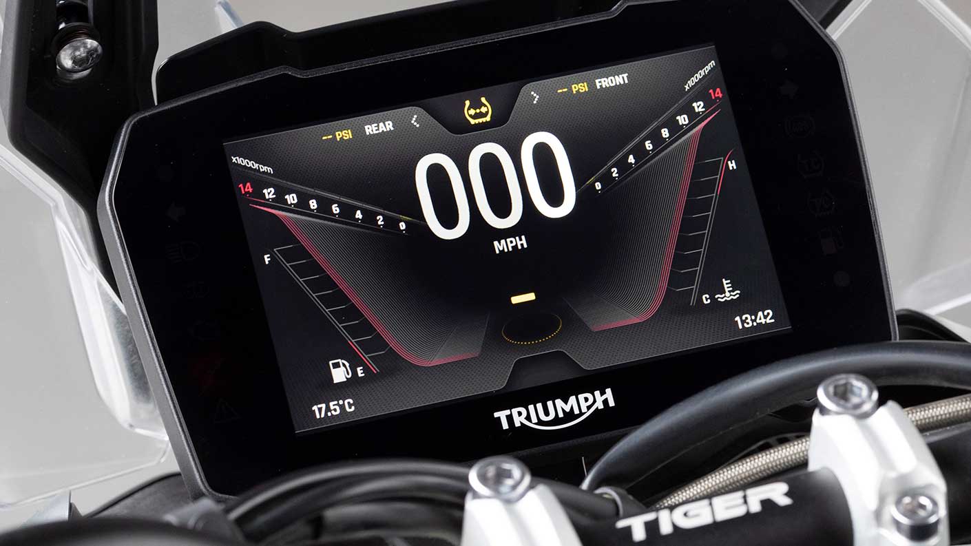 Triumph Tiger 900 TFT screen