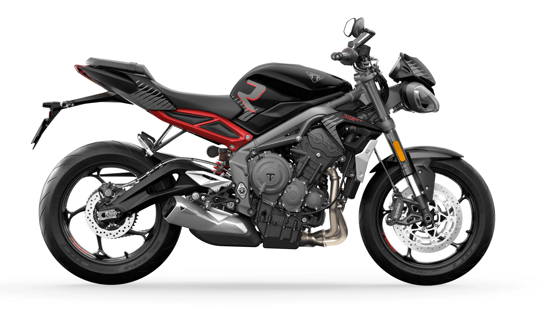 Triumph Street Triple R in Sapphire Black CGI