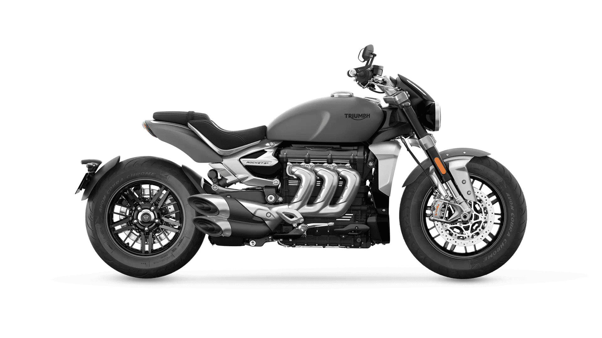 Triumph Rocket 3 R in Matt Silver ice