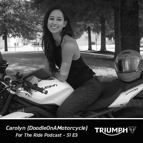 Carolyn - Doodle on a Motorcycle