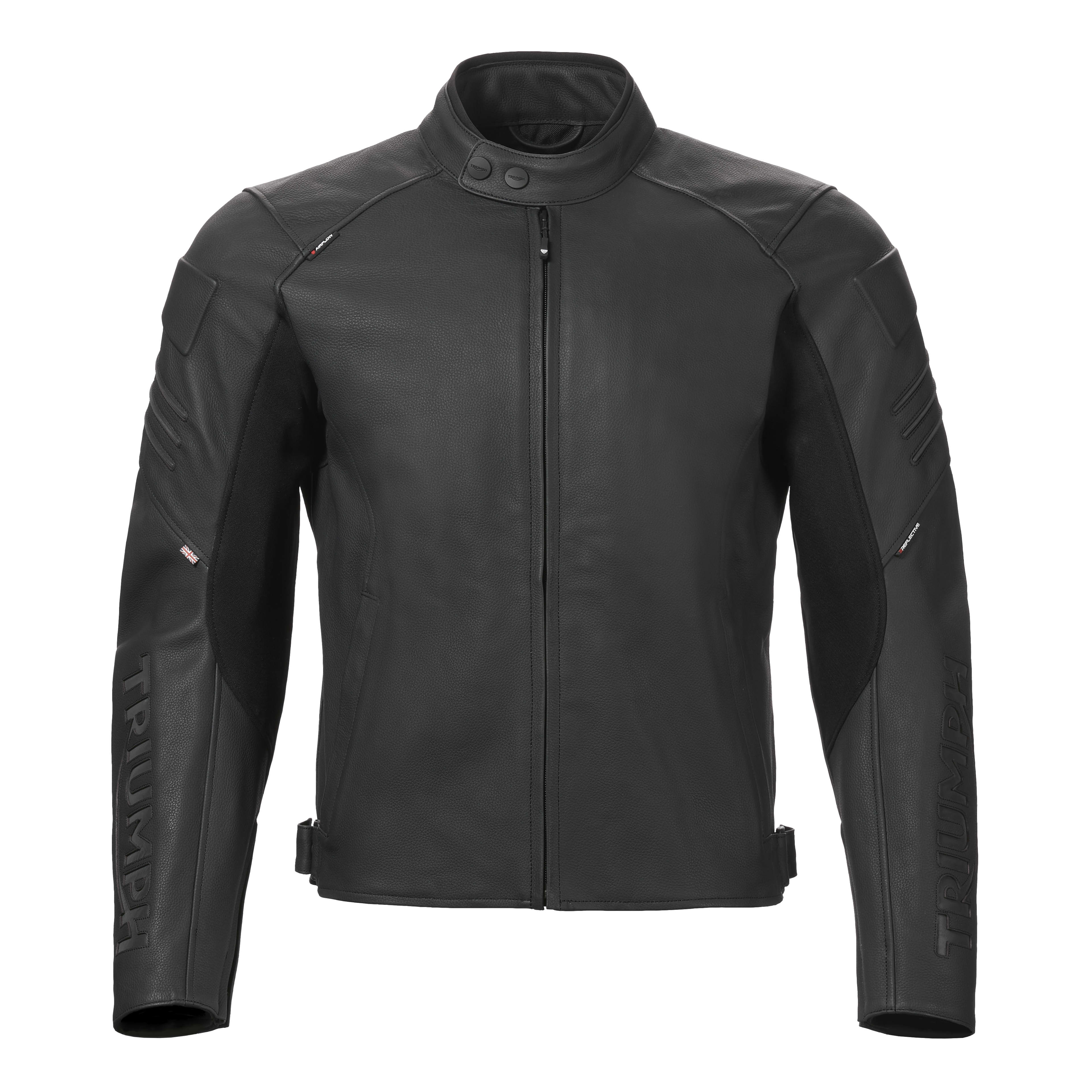 Triumph Motorcycles Sabre Leather Riding Jacket, Black
