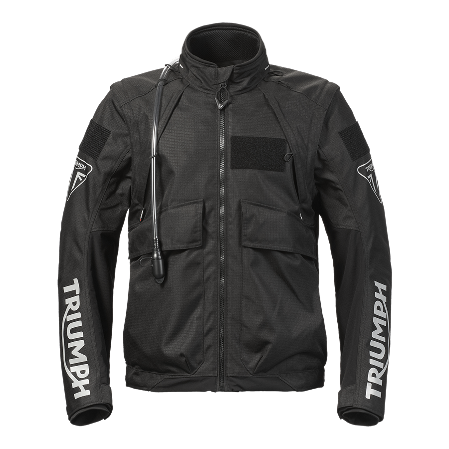 Triumph Motorcycle Pathfinder Off-Road Adventure Jacket Black