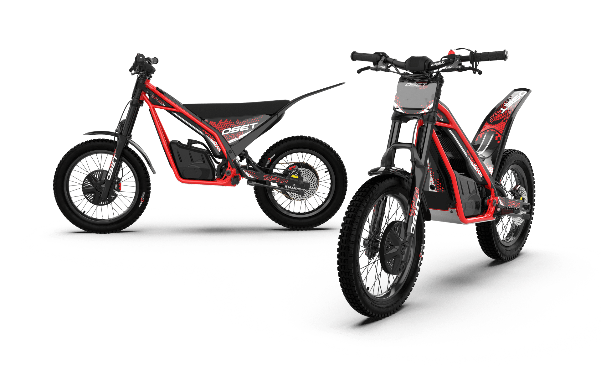 Static shot of the TXP-20 bikes
