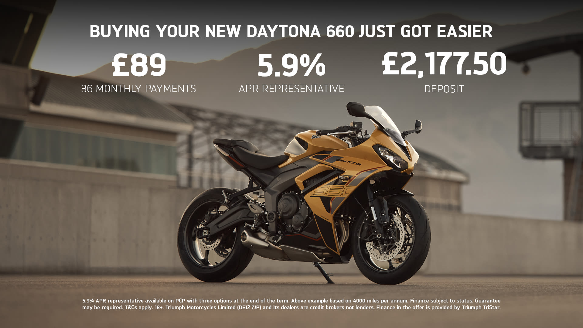 Buying Your New Daytona 660 Just Got Easier