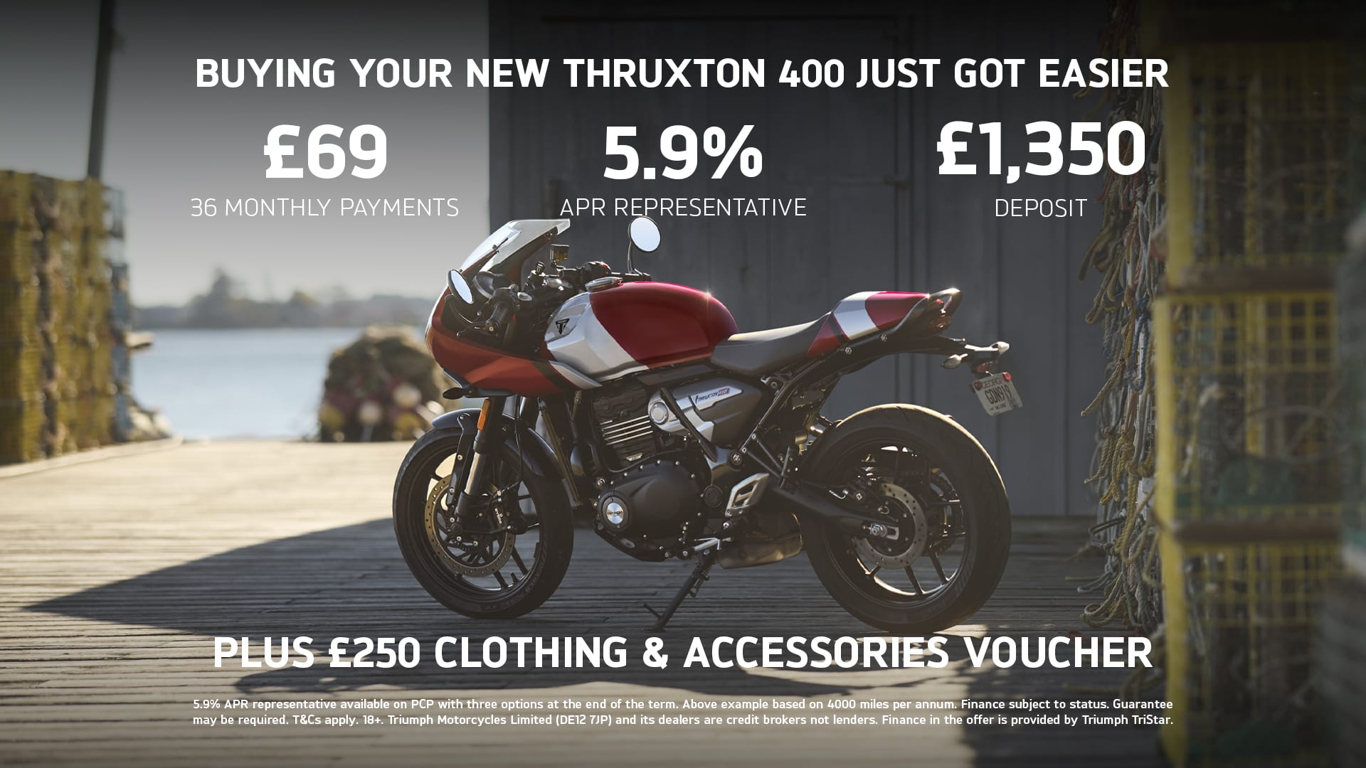 Buying Your New Thruxton 400 Just Got Easier