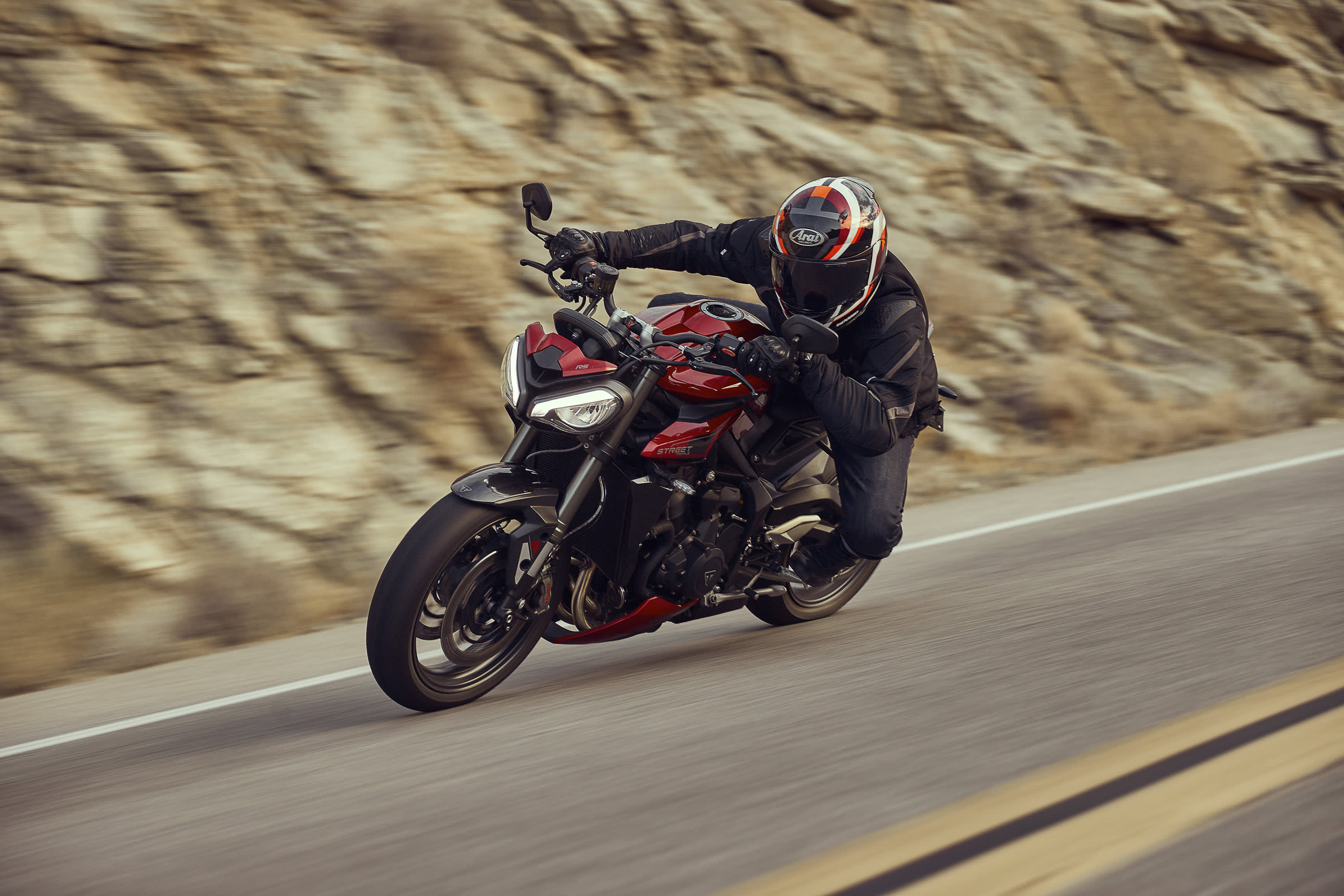 Triumph Street Triple 765 RS in action