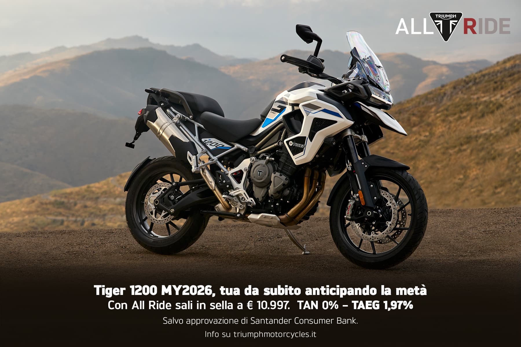 Tiger 1200: la tua prossima avventura