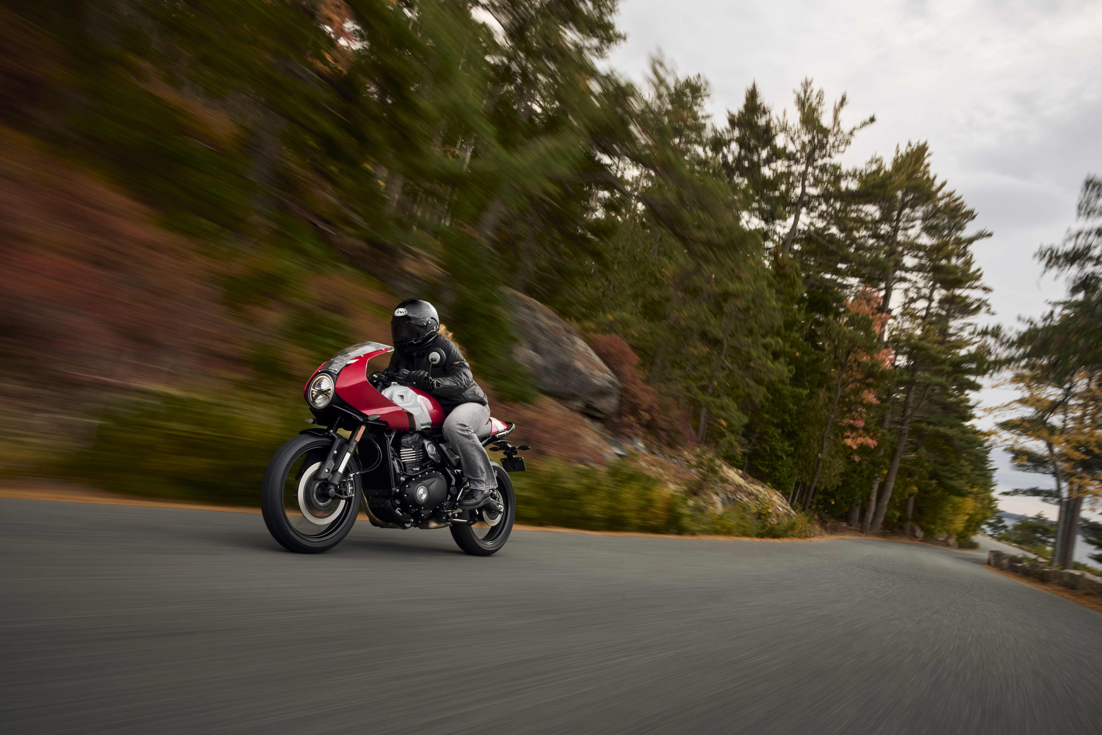 “The Thruxton rewards active riding and delivers a connected, engaging experience.”
