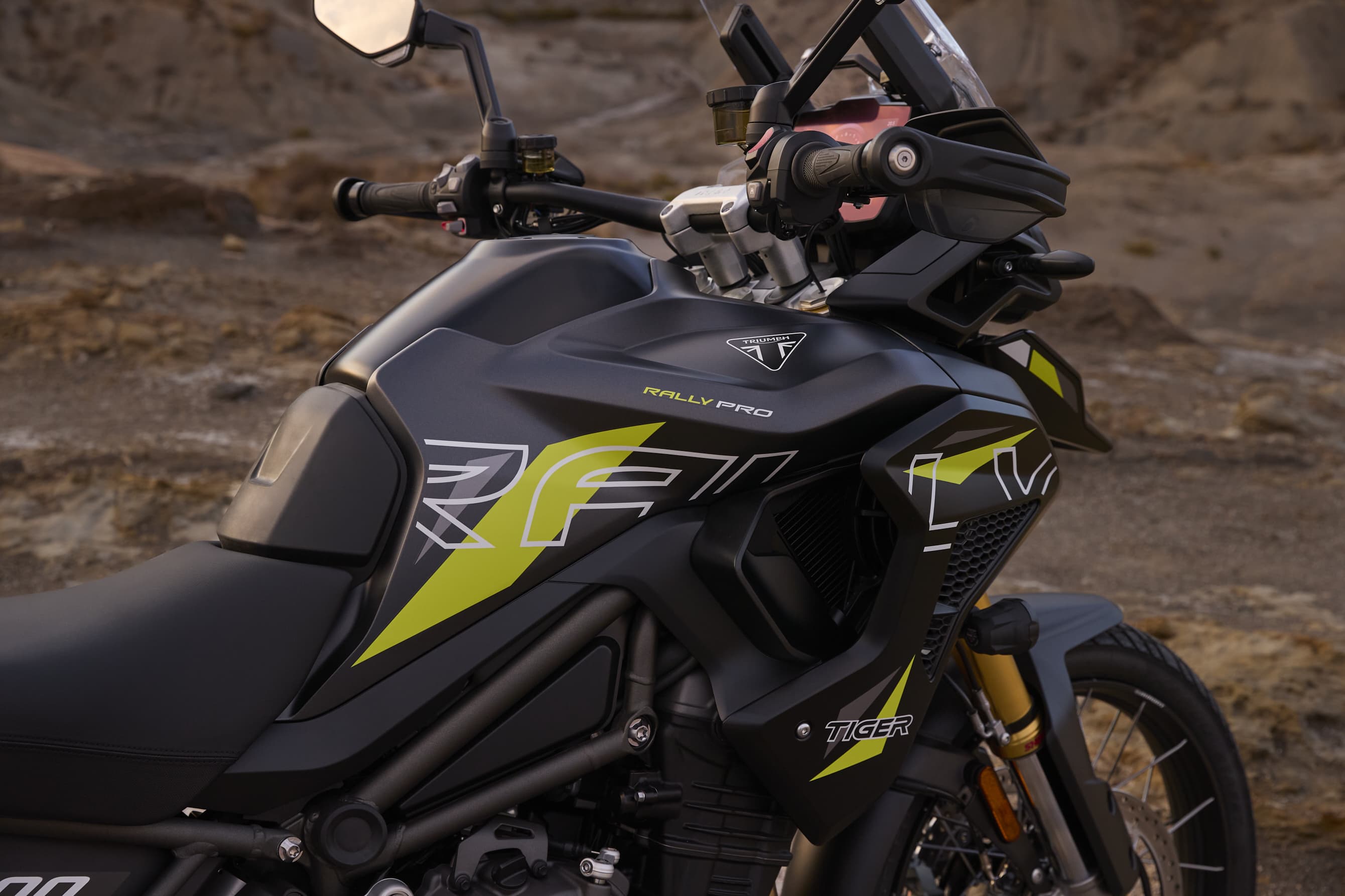 DISTINCTIVE DESERT CHARACTER Tiger 1200 Desert Edition - Design