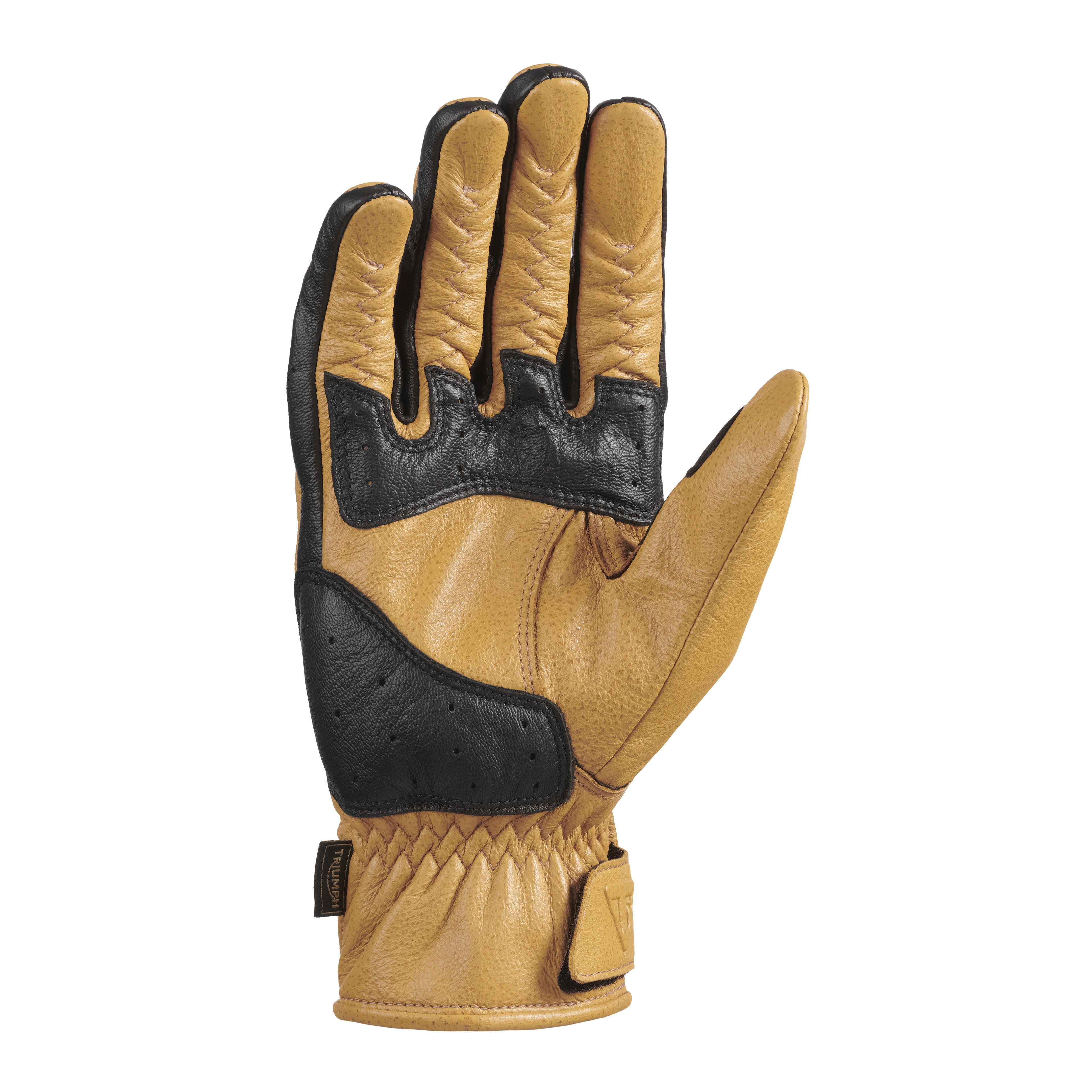 Moto Glove in Gold and Black | Motorcycle Clothing